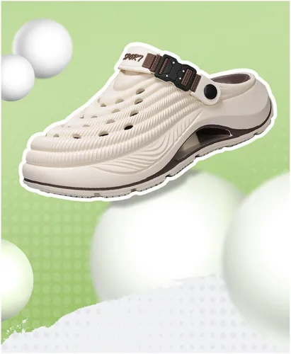 Vista 4 de Zueco unisex transpirable antideslizante, zapatos de jardín para hombre y mujer con soporte de arco para trabajo al aire libre, playa, casual