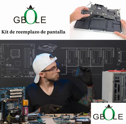 Vista 2 de A1706 A1708 Kit de reemplazo de pantalla LCD para MacBook Pro Retina A1706 A1708