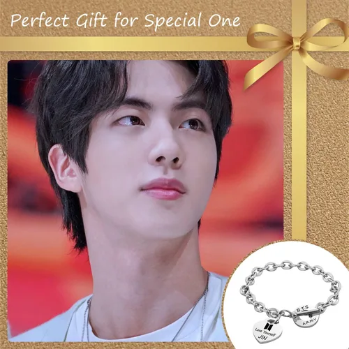 Vista 3 de ARETIS Kpop Bangtan - Pulsera para niños con texto en inglés "Be the best J-HOPE" JIMIN JK RM SUGA V, regalo de Bangtan Boys Lover, regalo