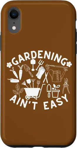 Vista 8 de Funda gráfica de jardinero con diseño floral vintage para iPhone 14 Gardening Ain't Easy