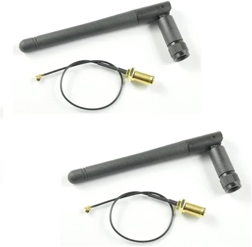 Vista 7 de Antena WiFi 2.4G 3DBI antenas de ganancia con cable de 6.3 in U.FL a SMA hembra para Arduino CC3000 ESP8266 (1)
