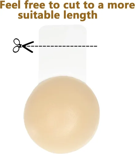 Vista 2 de Stick on Bra Nipple Covers Lift Sticky Bra Push up Reusable Silicone Bras Invisible Adhesive Bras for Women