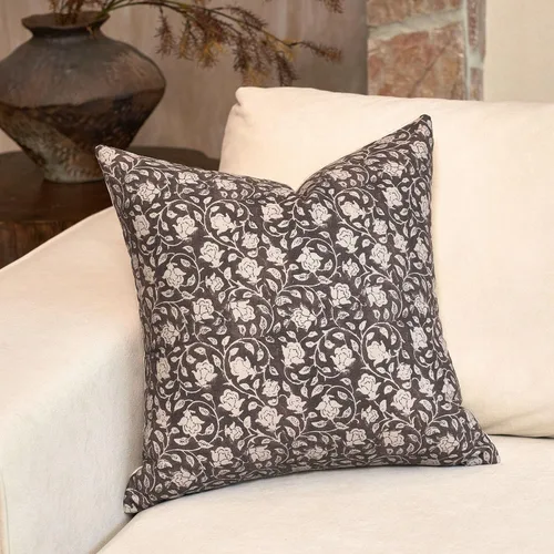 Vista 16 de DOMVITUS Fundas de almohada florales de 18 x 18 pulgadas, fundas de almohada para sofá, funda de almohada con estampado floral, fundas decorativas