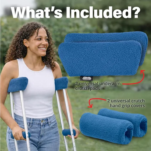 Vista 2 de Deluxe Soft Fleece & Foam Muleta Juego de accesorios (azul)