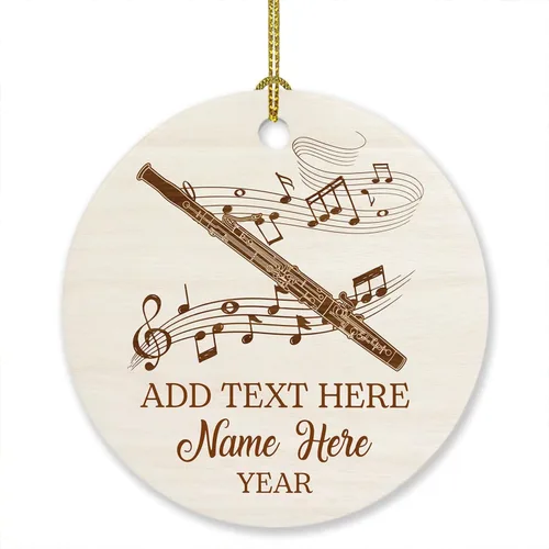 Vista 20 de Adorno de Navidad personalizado de acordeonista 2024, adornos de instrumentos musicales, adorno de acordeón, regalo para amantes de la música, texto