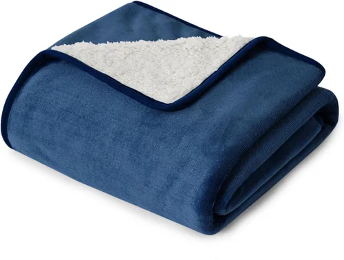 Vista 44 de Bedsure - Mantas impermeables para perros pequeños - Manta de felpa de sherpa con impresión suave lavable para perros y gatos, protector de muebles
