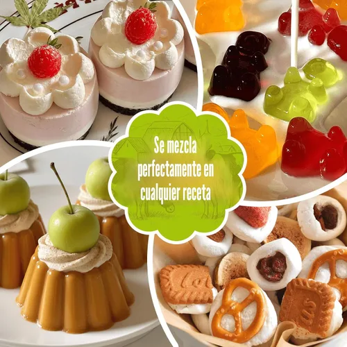 Vista 4 de Polvo de gelatina de res sin sabor, 7 oz/198 g de gelatina alimentada con pasto, agente espesante premium, sin gluten ni azúcar, para gomitas