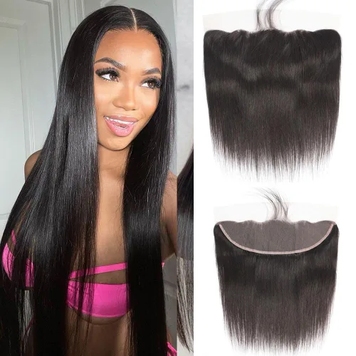 Vista 16 de CHEEON Frontal de encaje HD de 13 x 4 de 12 pulgadas, cabello humano brasileño ondulado con cierre frontal de encaje, 100% cabello humano virgen sin