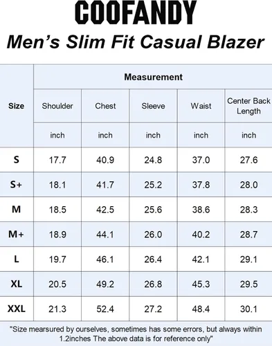 Vista 6 de COOFANDY Modernoajustado para hombre