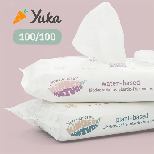 Vista 9 de Kinder by Nature Toallitas para bebés a base de plantas, 100% biodegradables y compostables, 672 unidades (12 paquetes de 56), 99% ingredientes a