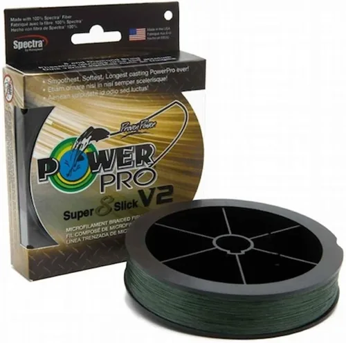 Vista 12 de PowerPro Super Slick V2 - Línea trenzada Verde musgo