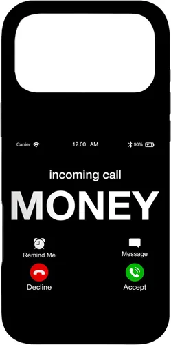 Vista 22 de Incoming Call Money is Calling Illustration Graphic Designs - Carcasa para iPhone 17