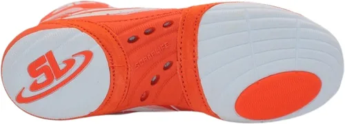 Vista 4 de ScrapLife Wrestling Tenis de lucha libre Ascend One Signature Bo Nickal Tiger Eye naranjablanco Premium Adulto, BlancoAnaranjado