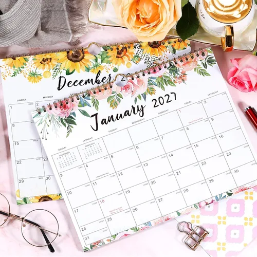 Vista 2 de Calendario de pared 2027, calendario 2027, enero 2027 - diciembre 2027, 11