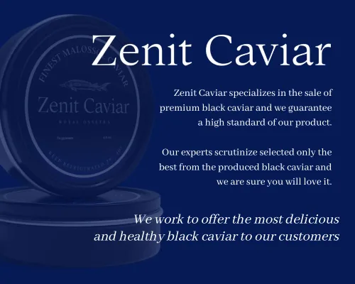 Vista 5 de Zenit Caviar Caviar negro de esturión siberiano, 8.82 oz, entrega las 24 horas, delicioso, saludable