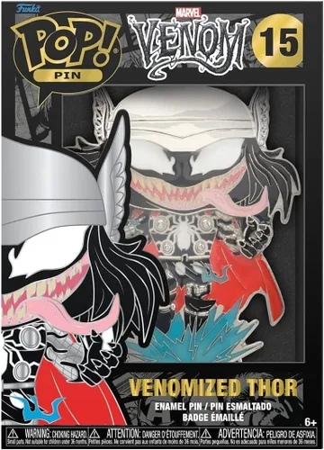 Vista 3 de Funko Pop! Tamaño Pin Marvel Venom Thor