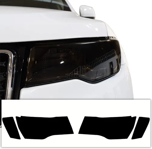Vista 12 de BOGAR TECH DESIGNS Cubierta tintada para luz de freno trasera y reflector de parachoques compatible con Jeep Grand Cherokee 2014-2021, oscura