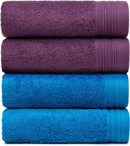 Vista 13 de Juego Premium de Toallas de 16 Toallas de Mano de 18" x 30" Color: Negro 100% Algodón 16 Toallas de Mano Ultra Suaves y Altamente Absorbentes