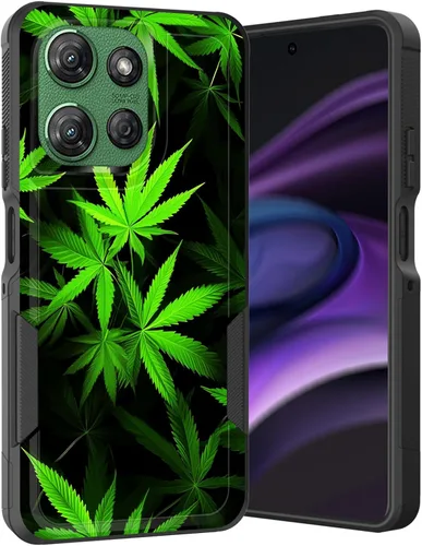 Vista 45 de para Moto G Play 4G 2024, funda de dos capas híbrida resistente y a prueba de golpes, PC duro + silicona suave protectora para Motorola Moto G Play
