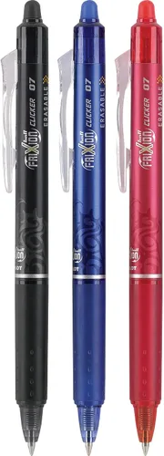 Vista 2 de PILOT FriXion Clicker - Bolígrafos de gel borrables, punta fina (0.7mm), tinta de colores para negocios, paquete de 36 - Bolígrafos recargables