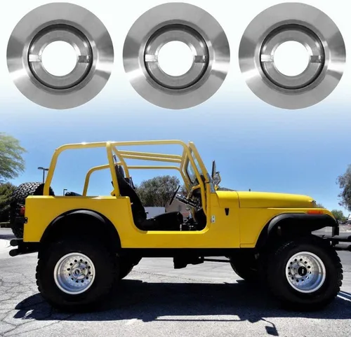 Vista 5 de Juego de tuercas de bisel para interruptor de salpicadero para Jeep CJ5 CJ7 CJ8 987911 4000056 1972-1986
