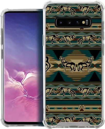 Vista 16 de CasesOnDeck - Funda compatible con Samsung Galaxy S10+ S10 Plus 6.4 pulgadas] S10+ Funda delgada, transparente y flexible de poliuretano