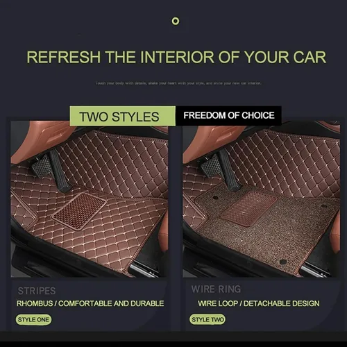 Vista 3 de Car mat Custom Car Floor Mats for mazdas CX-3 CX3 Auto Accessories Foot Carpet (Color : All Black)