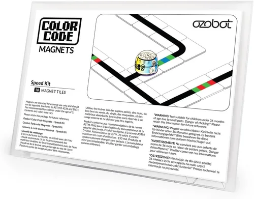 Vista 9 de Kit de Imanes de Código de Color Ozobot Movimientos Especiales, Herramienta de Aprendizaje de Programación Interactiva para Niños de 3 años