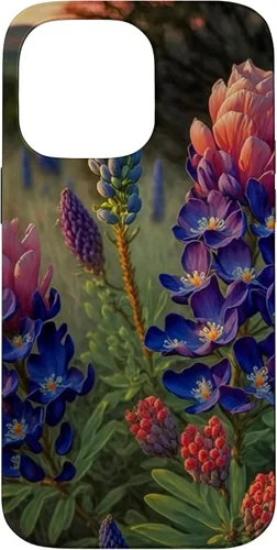 Vista 21 de Texas Rose Colored Bluebonnets Case for iPhone 17