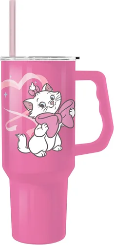 Vista 24 de Silver Buffalo Pokemon Cafe Art Mimikyu Stainless Steel Tumbler, 30oz