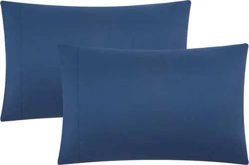 Vista 22 de Evolive Juego de 2 fundas de almohada de microfibra cepillada ultra suave con cierre de sobre (tamaño estándar de 20 x 30 pulgadas, color negro)