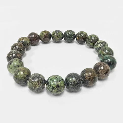 Vista 503 de Gem Avenue Handmade Round Bead Stretch Bracelet Unisex Natural Stone Beaded Jewelry for Men & Women, Elastic Wristband for Daily Wear