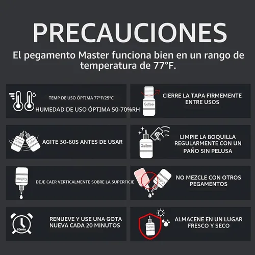 Vista 6 de Pegamento de extensión de pestañas de 0.5 segundos, secado rápido, retención 6-8 semanas/(0.17 onzas líquidas/0.2 fl oz), pegamento de pestañas