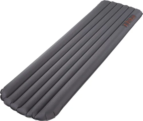 Vista 4 de Rab Colchoneta para dormir Stratosphere 4 - Grafeno - Regular Ligero, aislado, colchoneta para dormir para acampar y mochilero