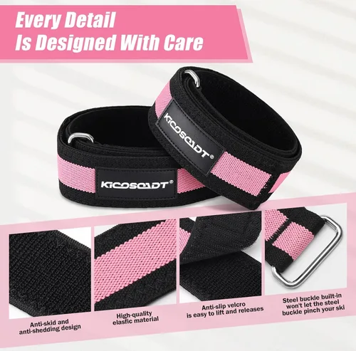 Vista 4 de Booty Bands for Women, Glute Bands & BFR Bands for Legs, Adjustable Blood Flow Restriction Bands for Squats, Hip Thrusts, Glute Workouts & Lower