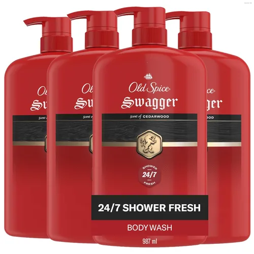 Vista 12 de Old Spice Jabón corporal limpiador para hombres, 3X Defense, 24/7 ducha fresca con aroma duradero, 2 en 1 para cuerpo y cara, Bearglove con aroma