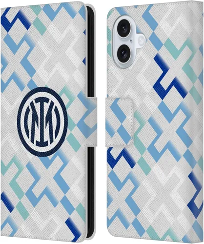 Vista 18 de Head Case Designs Officially Licensed Inter Milan Away 2025/26 Crest Kit Leather Wallet Case Compatible with Apple iPhone 11