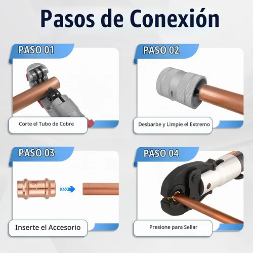 Vista 7 de Kit surtido de accesorios de presión de 1/2 pulgada