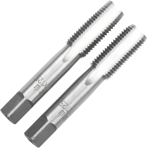 Vista 44 de M2 X 0.4 Mano métrica de grifo, mano derecha M2 X 0.016 in roscado mano grifo 1 par M2 X 0.4 Hand Tap 1Pair, Made of Alloy Tool Steel, Includes a