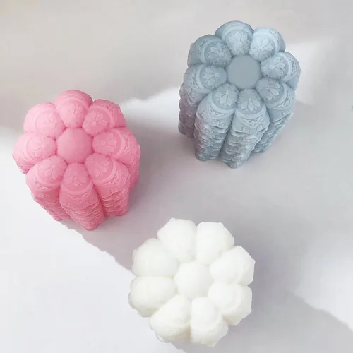 Vista 4 de Molde de vela de Halloween para hacer velas, molde de silicona 3D para fundición de resina, bricolaje yeso, arcilla polimérica, decoración del hogar