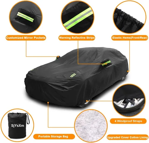 Vista 3 de Funda de automóvil compatible con BMW Serie 3 (04-22) M3(07-22) Sedán Convertible/Serie 4 (13-22) M4(14-22) Coupé Cabrio Gran Coupe, cubierta