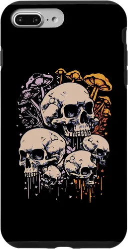 Vista 9 de iPhone 15 Shrooming Skull Fungi Mycology Hunter - Mushrooming Mushroom Case