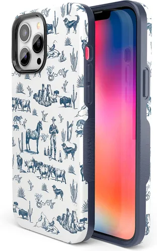 Vista 2 de Funda Casely para iPhone 13 Pro Aventura en el Salvaje Oeste Desierto Compatible con MagSafe Diseño Protector Audaz