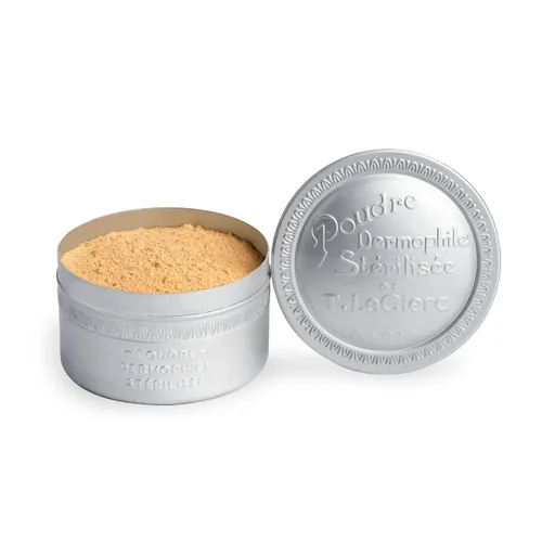 Vista 2 de T. LeClerc Polvo facial suelto – Polvo fijador de maquillaje facial de larga duración, mineral mezclable que minimiza los poros y perfecciona