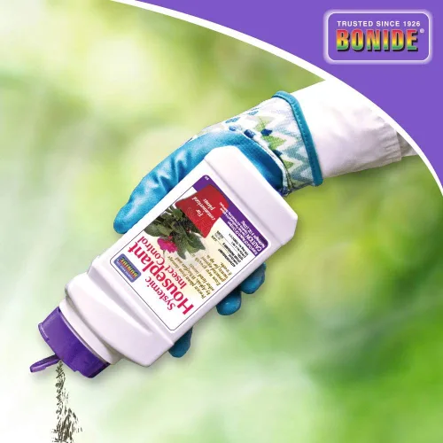 Vista 3 de Bonide (BND951 - Control sistémico de insectos para plantas domésticas, insecticida imidacloprid 0.22% (8 onzas), blanco (4)