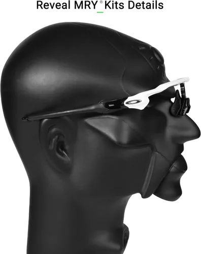 Vista 5 de Mryok Juego de almohadillas de repuesto para gafas de sol Oakley Radar EV Path OO9208 / Pitch OO9211 / Asian Fit OO9275