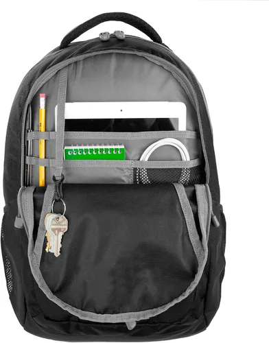 Vista 5 de Eddie Bauer Adventurer - Mochila con Compartimentos Organizados y Manga Compatible con Hidratación/Laptop, Adventurer - Negro, 25L