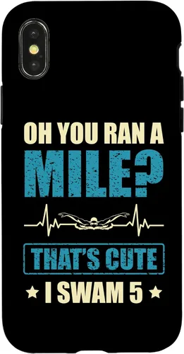 Vista 5 de Funny Swimmer I Swam 5 Hilarious Swimming Case for iPhone 16