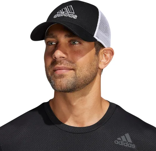 Vista 5 de adidas Mens Mesh Back Structured Low Crown Snapback Adjustable Fit Cap