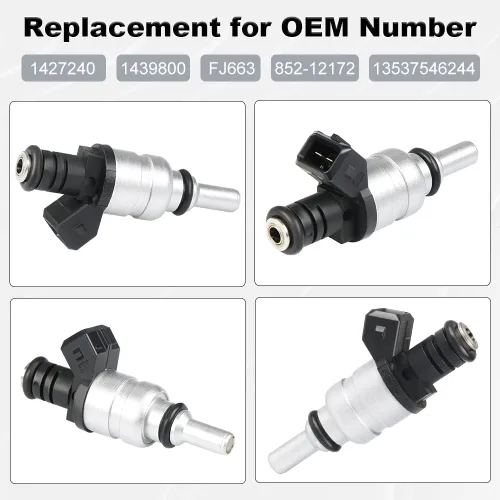 Vista 3 de JDMON Inyectores de combustible de repuesto para BMW 320i 323i 325ci 325i 325xi 525i 528i X3 Z3 Z4 2.2L 2.5L 2.8L I6 1427240 1439800 FJ663 852-12172